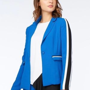 Nicole Miller New York Lapis Blue Blazer Size L